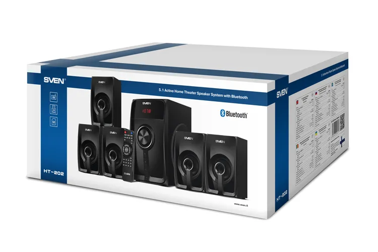 Boxe pentru calculator 5.1 SVEN HT-202, Negru