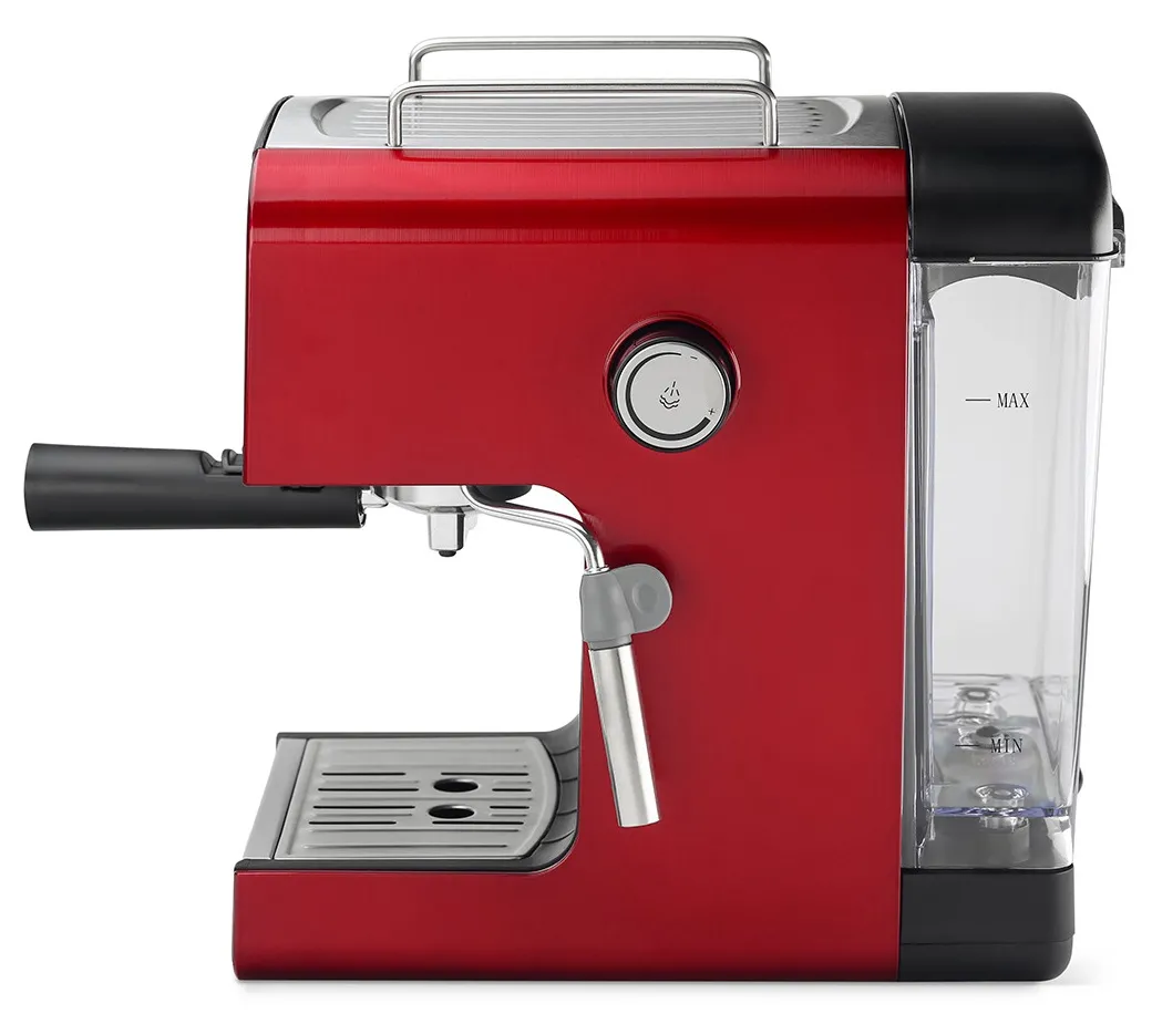 Espressor manual Polaris PCM1516E, 850W, Roșu