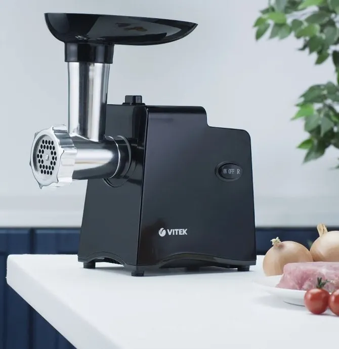Mașină de tocat carne VITEK VT-3644, Negru