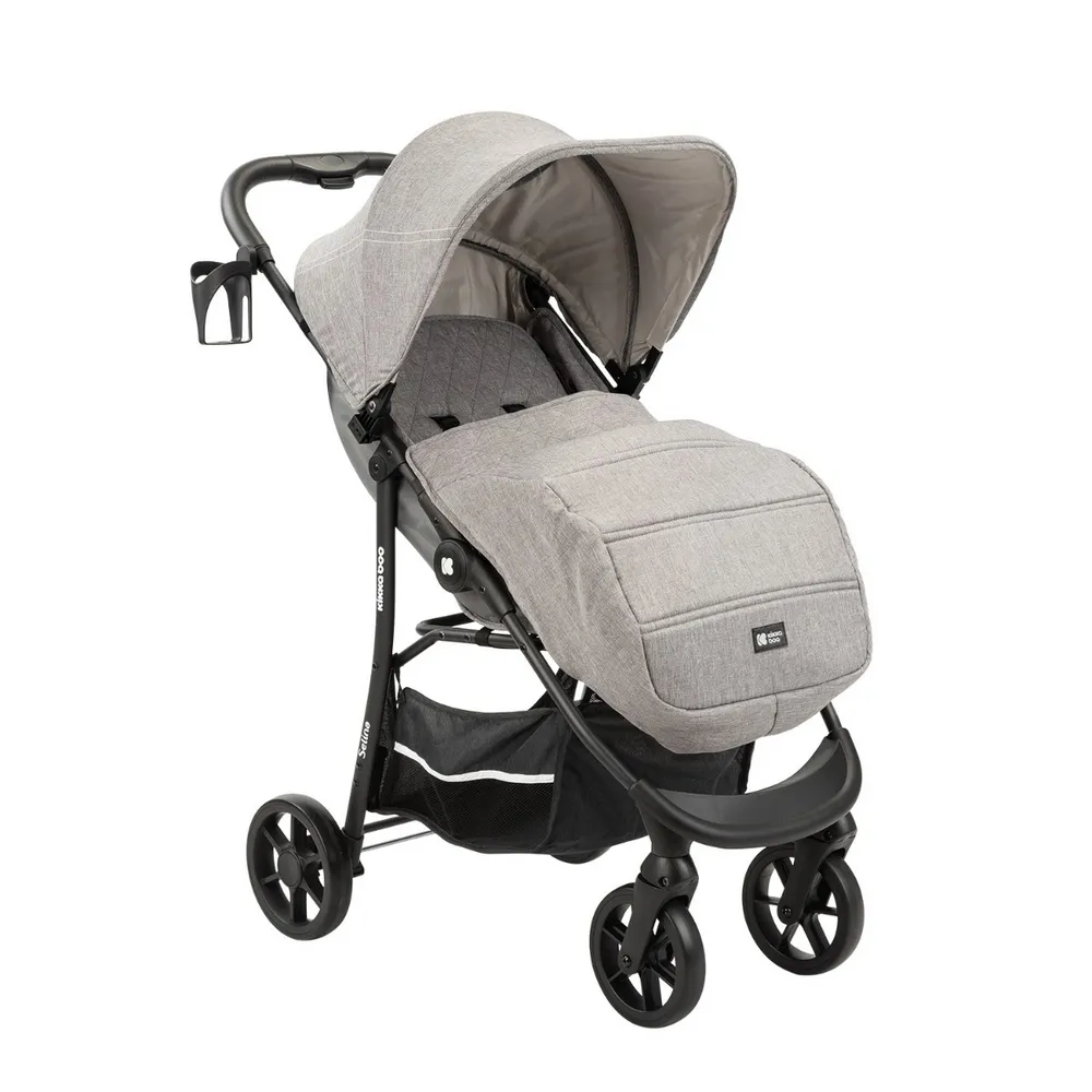 Stroller Kikka Boo 3 in 1 Selina, Light Grey