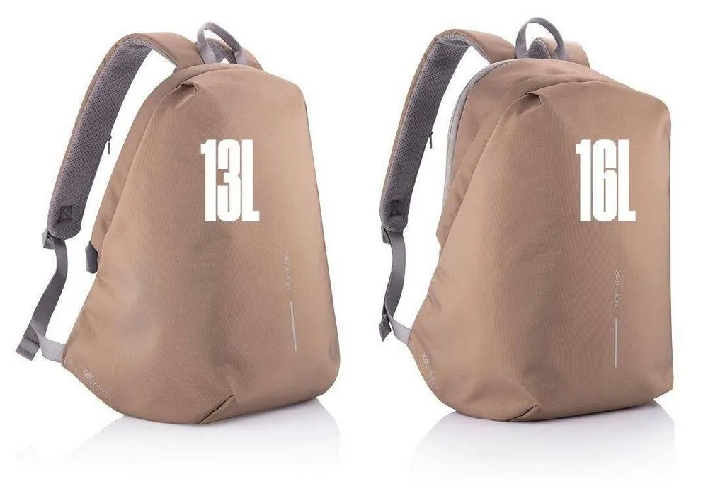 Rucsac pentru Laptop Bobby Soft, 15.6", Textil, Cafeniu