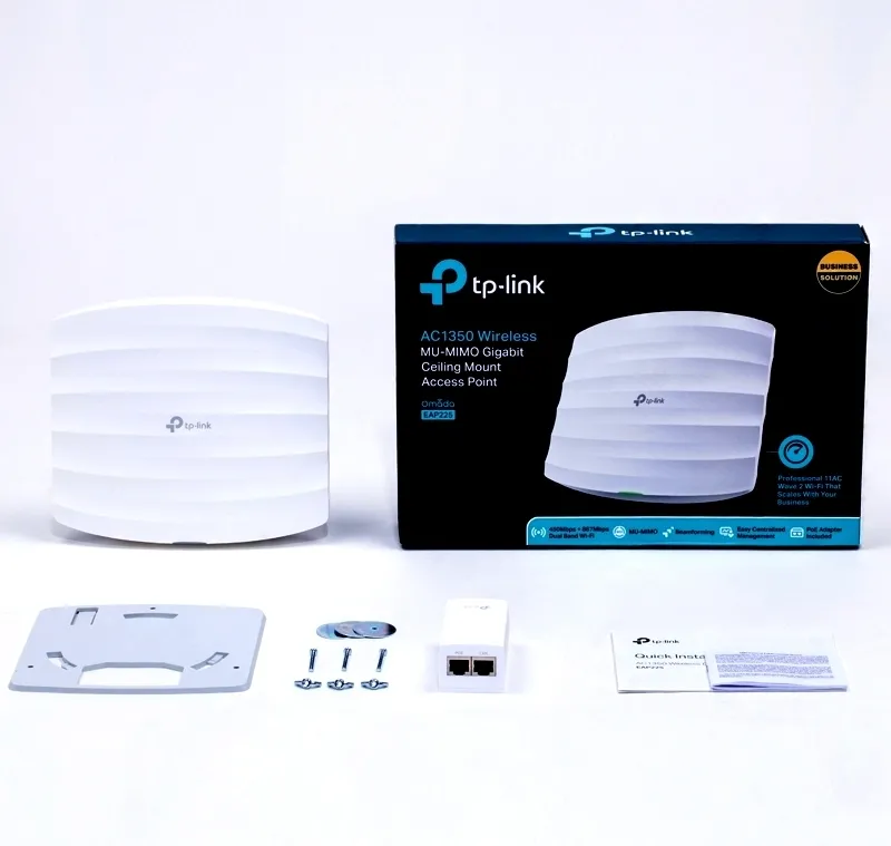 Punct de acces fără fir TP-LINK EAP225, 450 Mbps, 867 Mbps, Alb