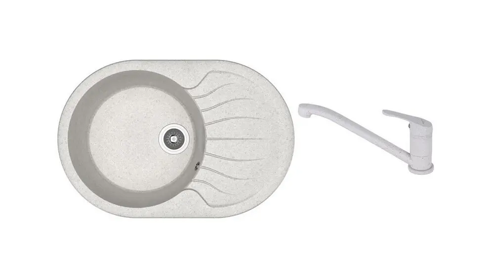 НАБОР мойка Dr Gans Berta 760 + SanDonna F 1066 серый