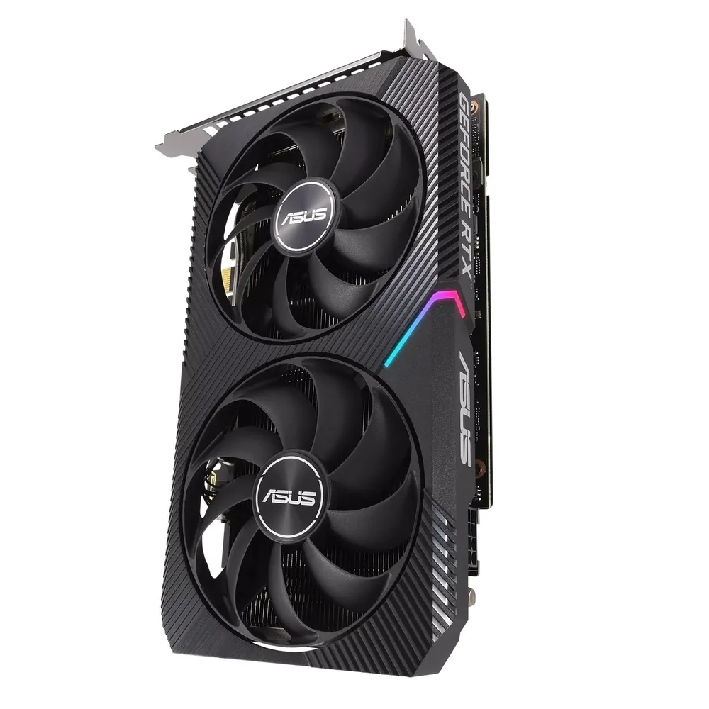 Видеокарта ASUS DUAL-RTX3060-O12G-V2, 12ГБ GDDR6 192бит