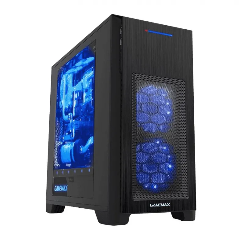 Carcasă PC Gamemax H603-2U3, Mini-Tower, ATX, Negru