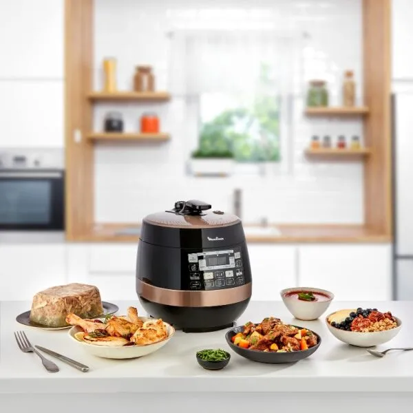 Aparat de gătit multifuncțional Moulinex Quickchef CE430A32, Negru