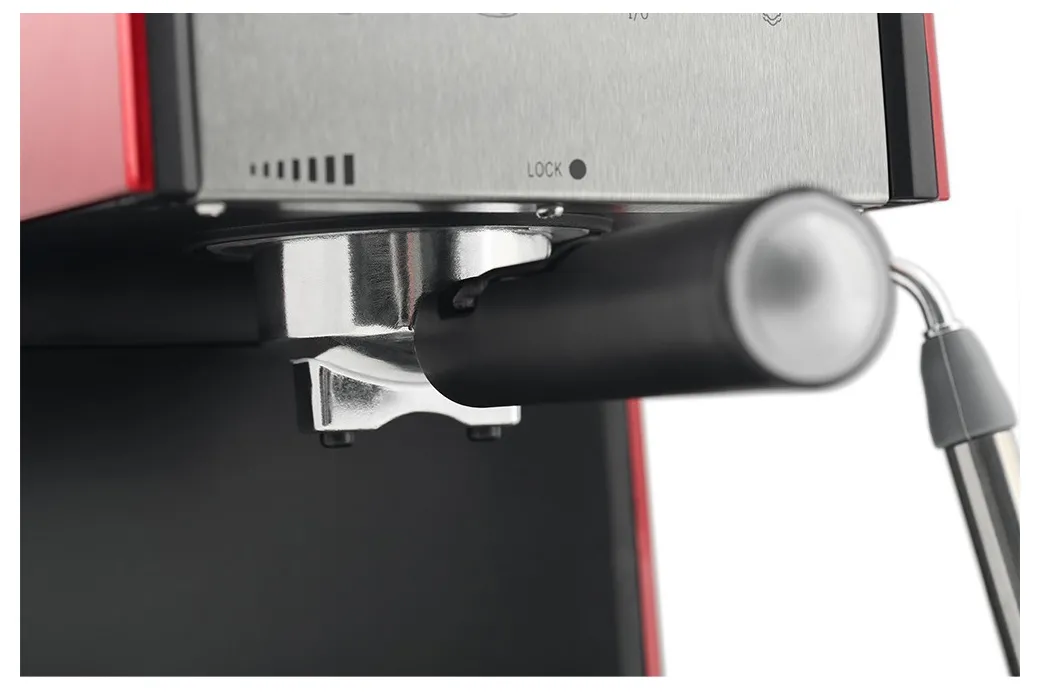 Espressor manual Polaris PCM1516E, 850W, Roșu