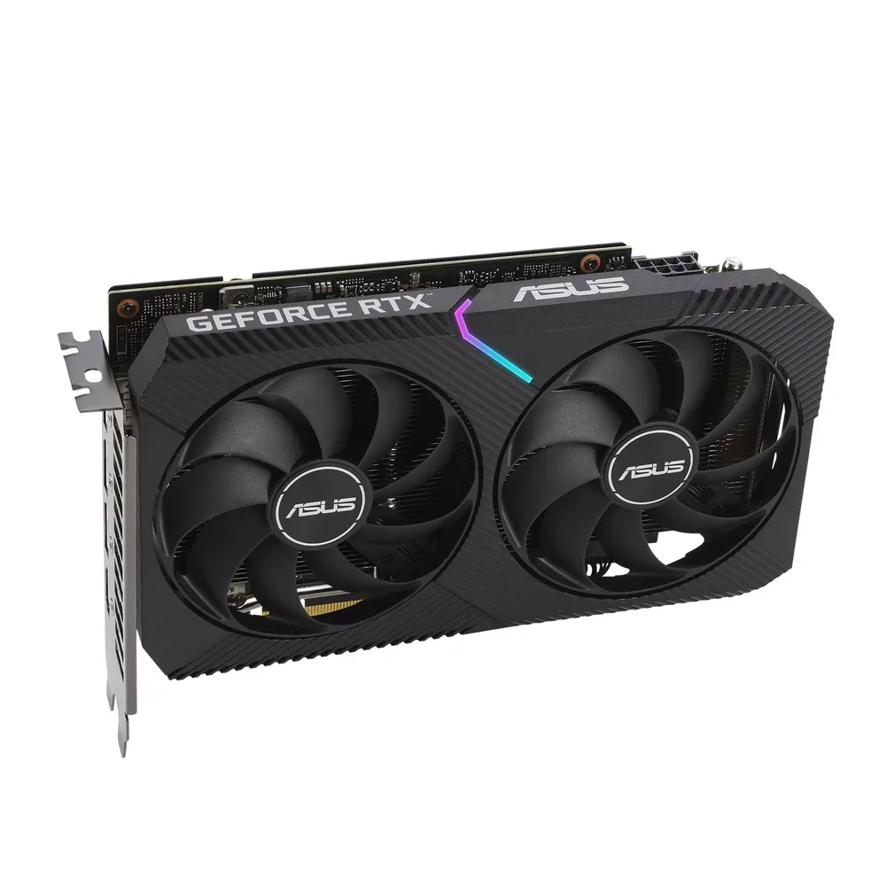 Видеокарта ASUS DUAL-RTX3060-O12G-V2, 12ГБ GDDR6 192бит