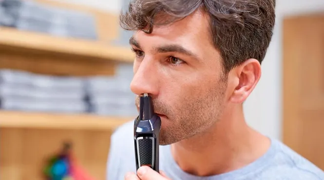 Trimmer pentru bărbați Philips Multigroom Series 3000 MG3740/15, Negru