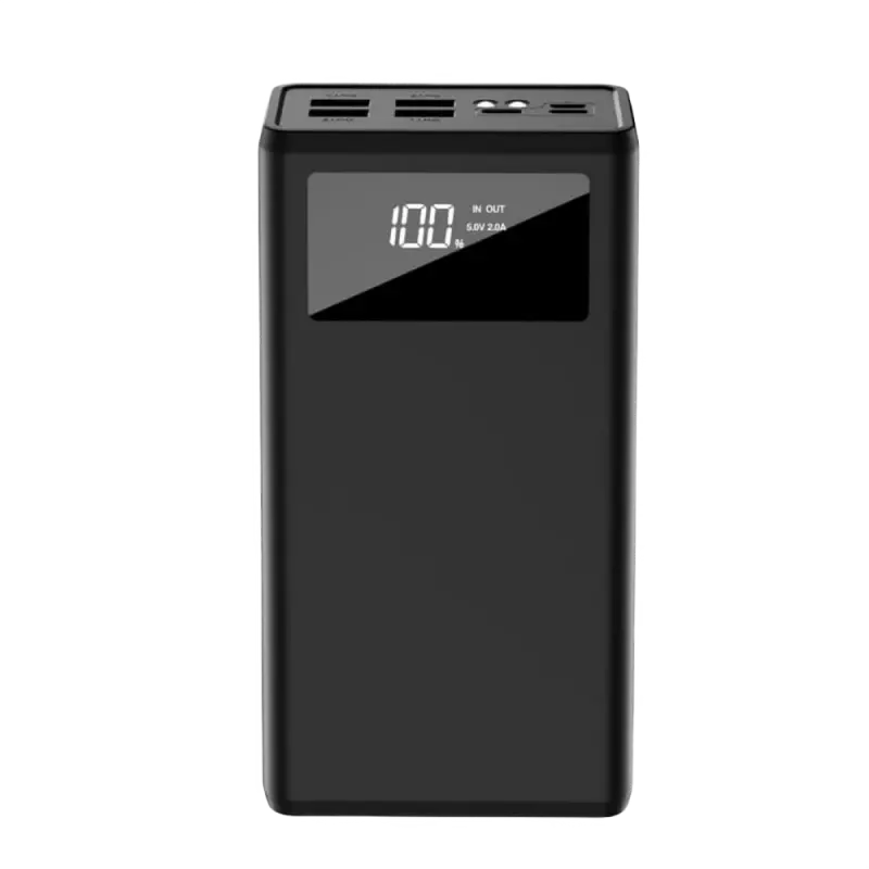 Power Bank XO 40000 mAh with digital display, PR124 Black (3input 4 output)