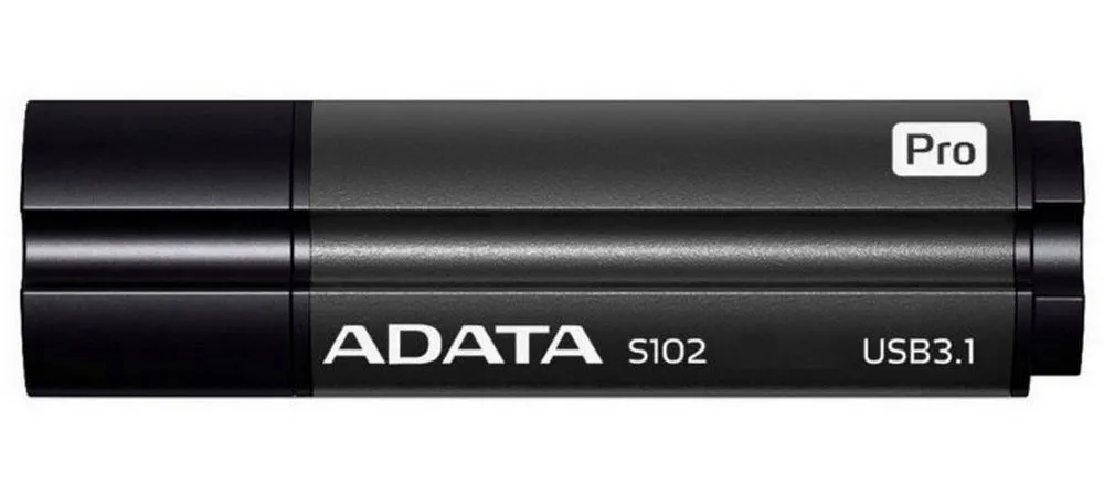 USB Flash накопитель ADATA S102 Pro, 64Гб, Серый