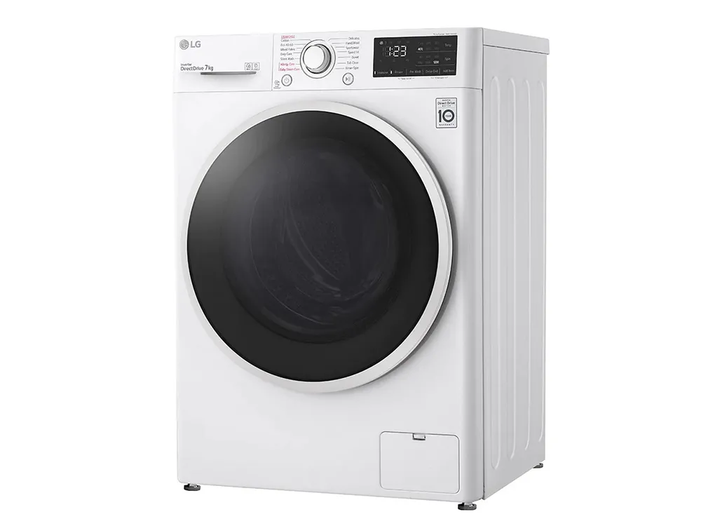 Mașină de spălat LG F2WV3S7AIDD, 7kg, Alb
