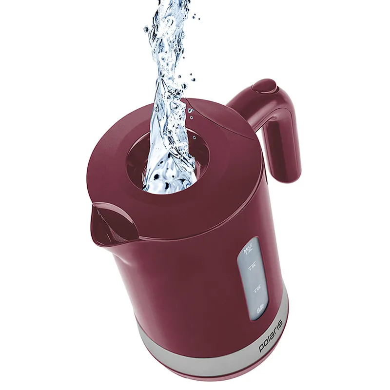 Fierbător electric Polaris PWK 1803C, Bordo