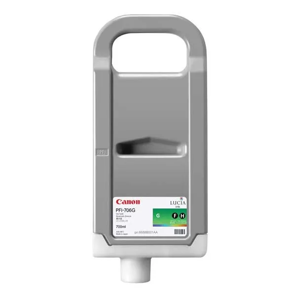 Cartuș de cerneală Canon PFI-706, 700 ml, Verde