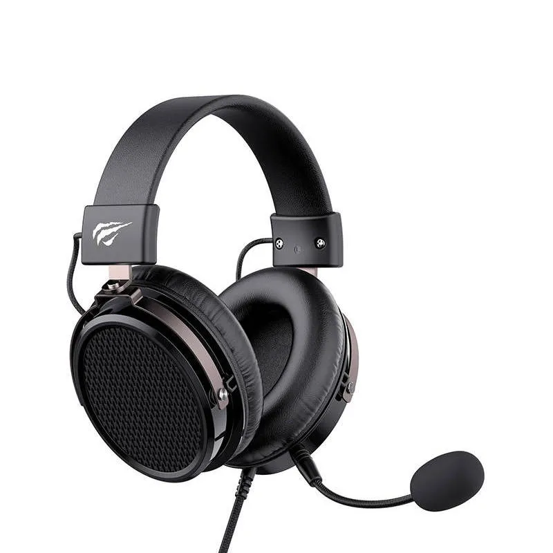 Căști gaming Havit H2030d, Cu fir, Negru