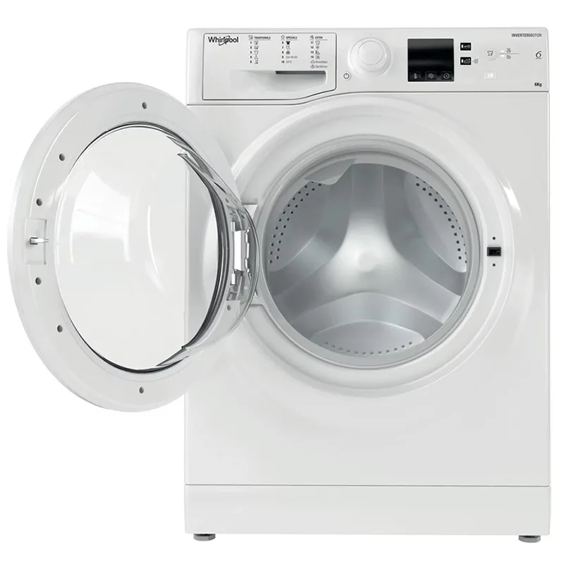 Mașină de spălat Whirlpool WRBSB 6249 W, 6kg, Alb