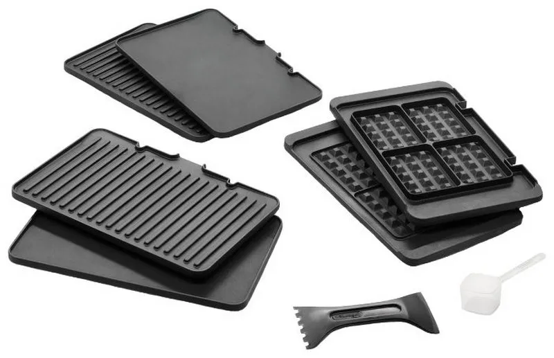 Grătar electric De'Longhi Scultura CGH1030D, 2000W, Inox