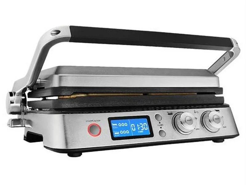 Grătar electric De'Longhi Scultura CGH1030D, 2000W, Inox