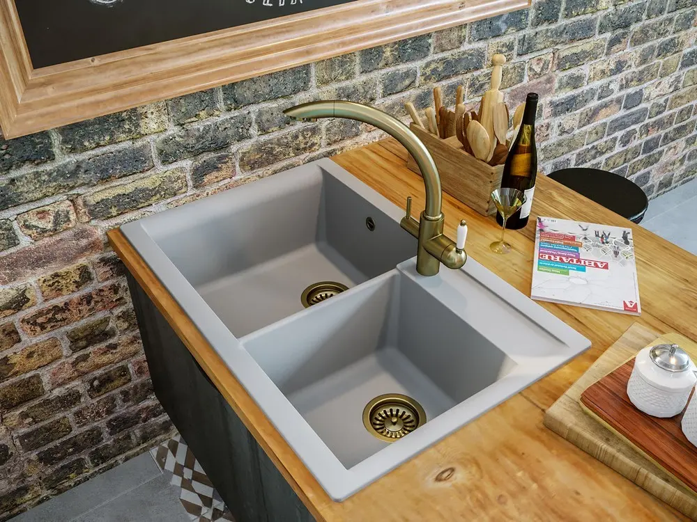 Кухонная мойка из кварца Florentina-KASSI 780 Jasmin