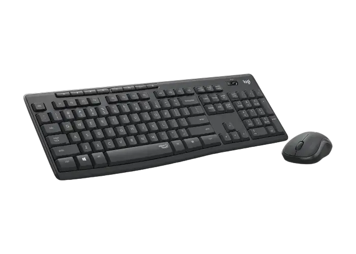 Клавиатура и мышь Logitech MK295, Беспроводное, Чёрный