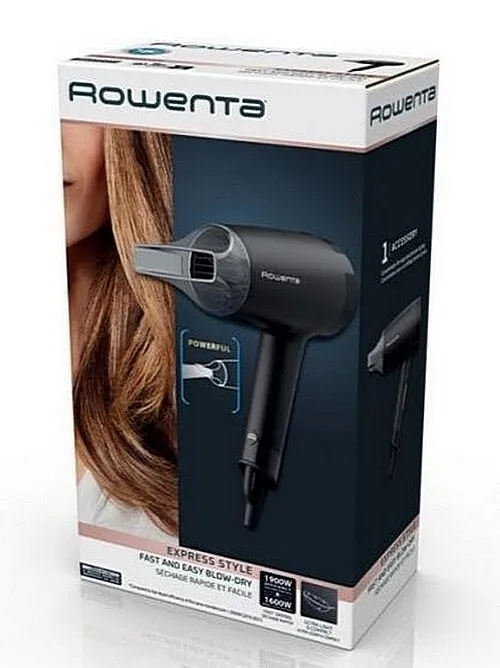 Фен Rowenta Express Style Blow-Dryer CV1801F0, 1600 Вт, Чёрный