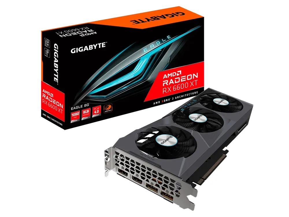 Placă Video Gigabyte GV-R66XTEAGLE-8GD,  8GB GDDR6 128bit