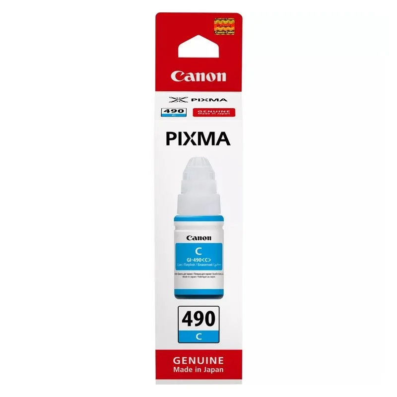 Recipient de cerneală Canon GI-490, 70ml, Cyan