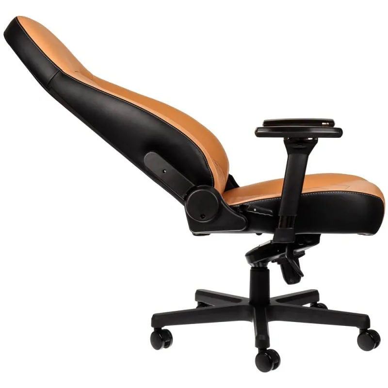 Scaun Gaming Noblechairs Icon, Piele naturală, Coniac/Negru