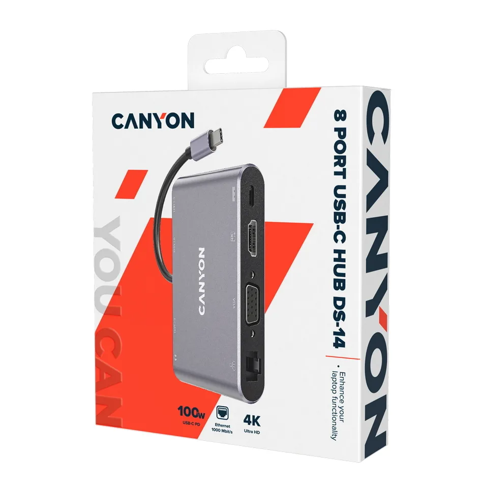 Adaptor Hub Canyon DS-14, Gri