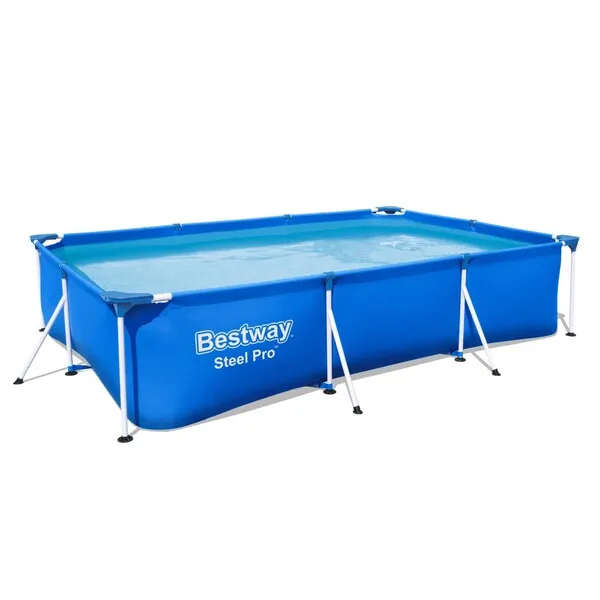 Piscină cu cadru metalic Bestway Steel Pro, 3300L, Albastru, 6942138949605