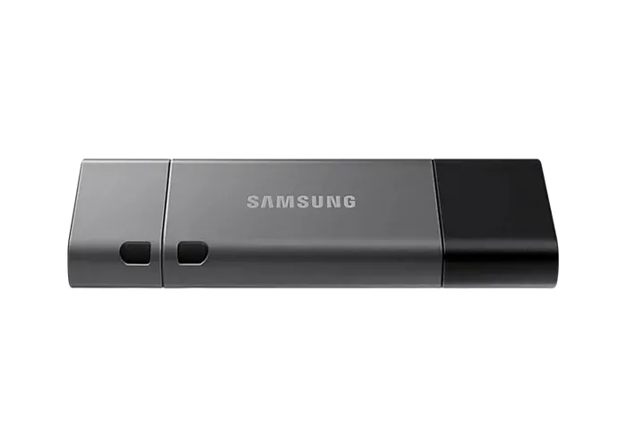 USB Flash накопитель Samsung DUO Plus, 64Гб, Чёрный/Серый