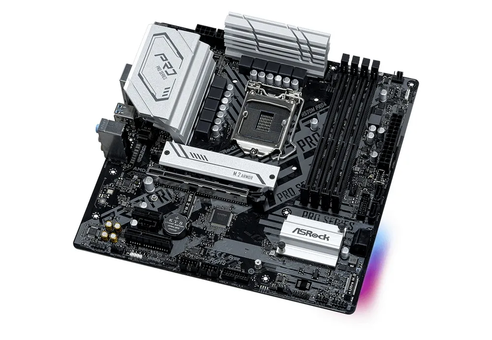 Материнская плата ASRock H570M PRO4, LGA1200, Intel H570, Micro-ATX