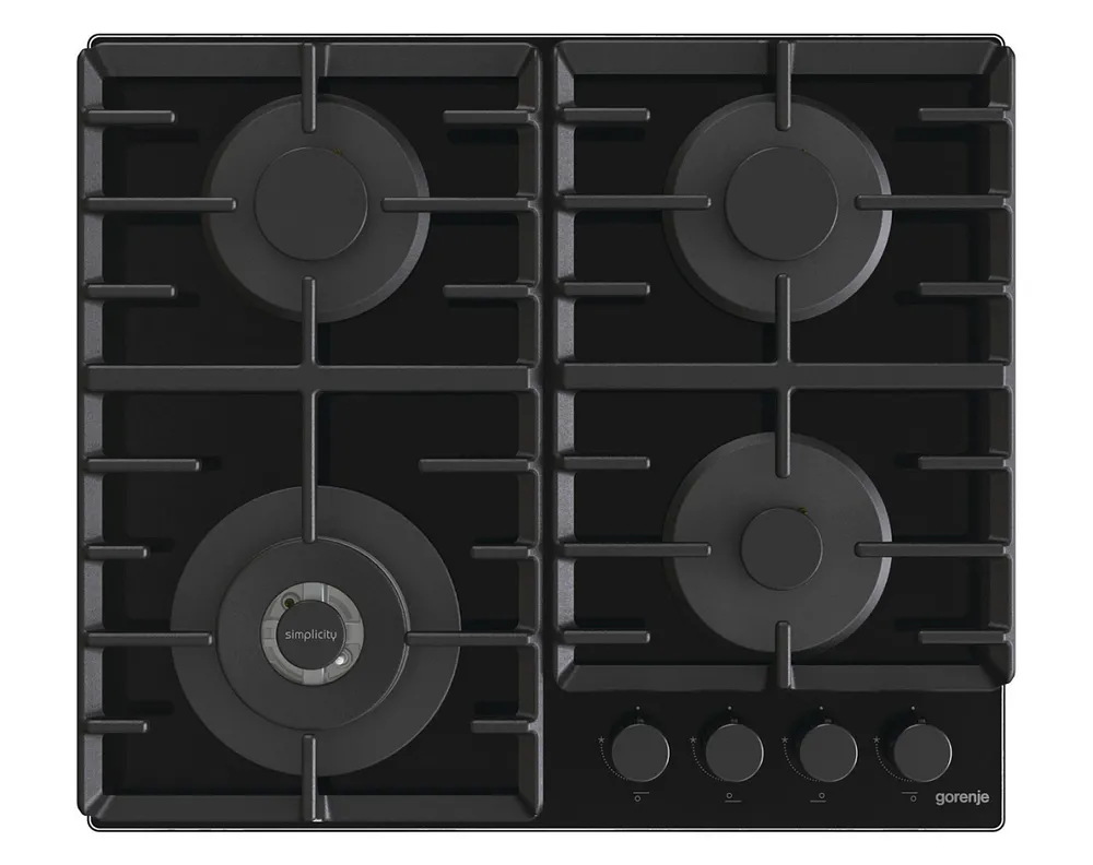 Plită pe gaz Gorenje GTW 642 SYB, Negru