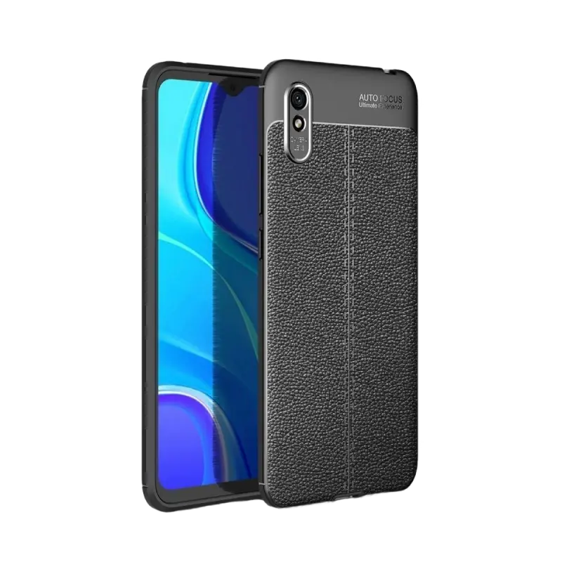 Чехол Xcover RedMi 9A - Leather, Чёрный