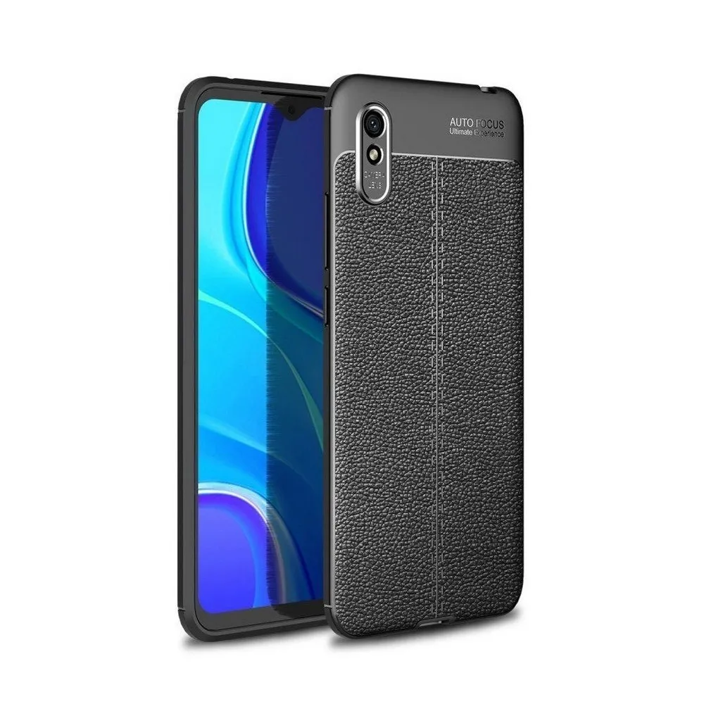 Чехол Xcover RedMi 9A - Leather, Чёрный