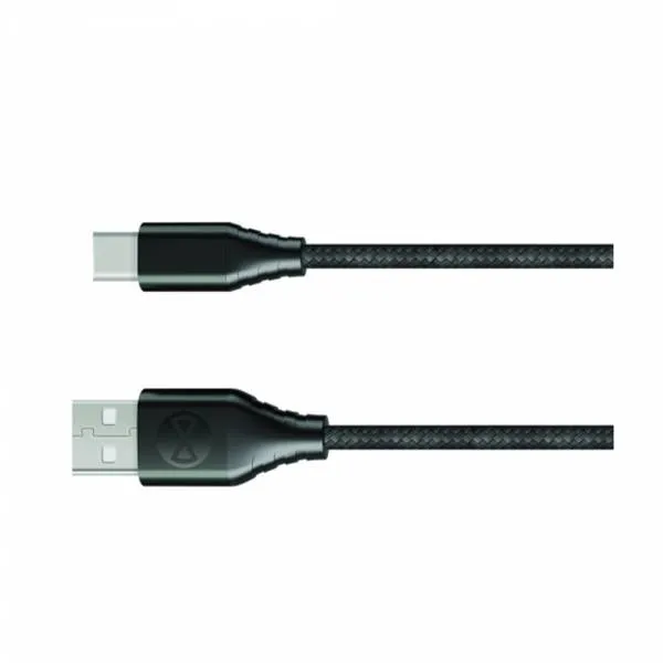 Кабель для зарядки и синхронизации Forever Type-C Cable (1.5M), USB Type-A/USB Type-C, 1,5м, Чёрный