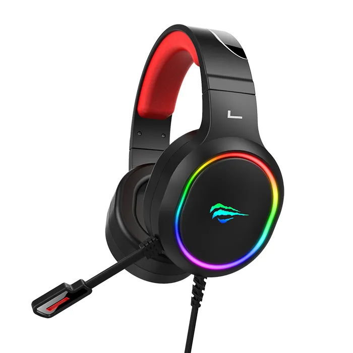 Căști gaming Havit H662d, Cu fir, Negru