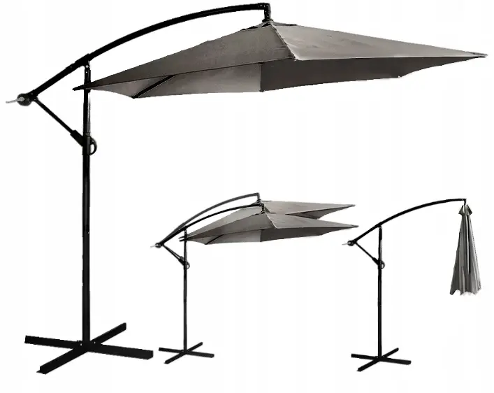 Umbrela JUMI 300 cm (antracit)