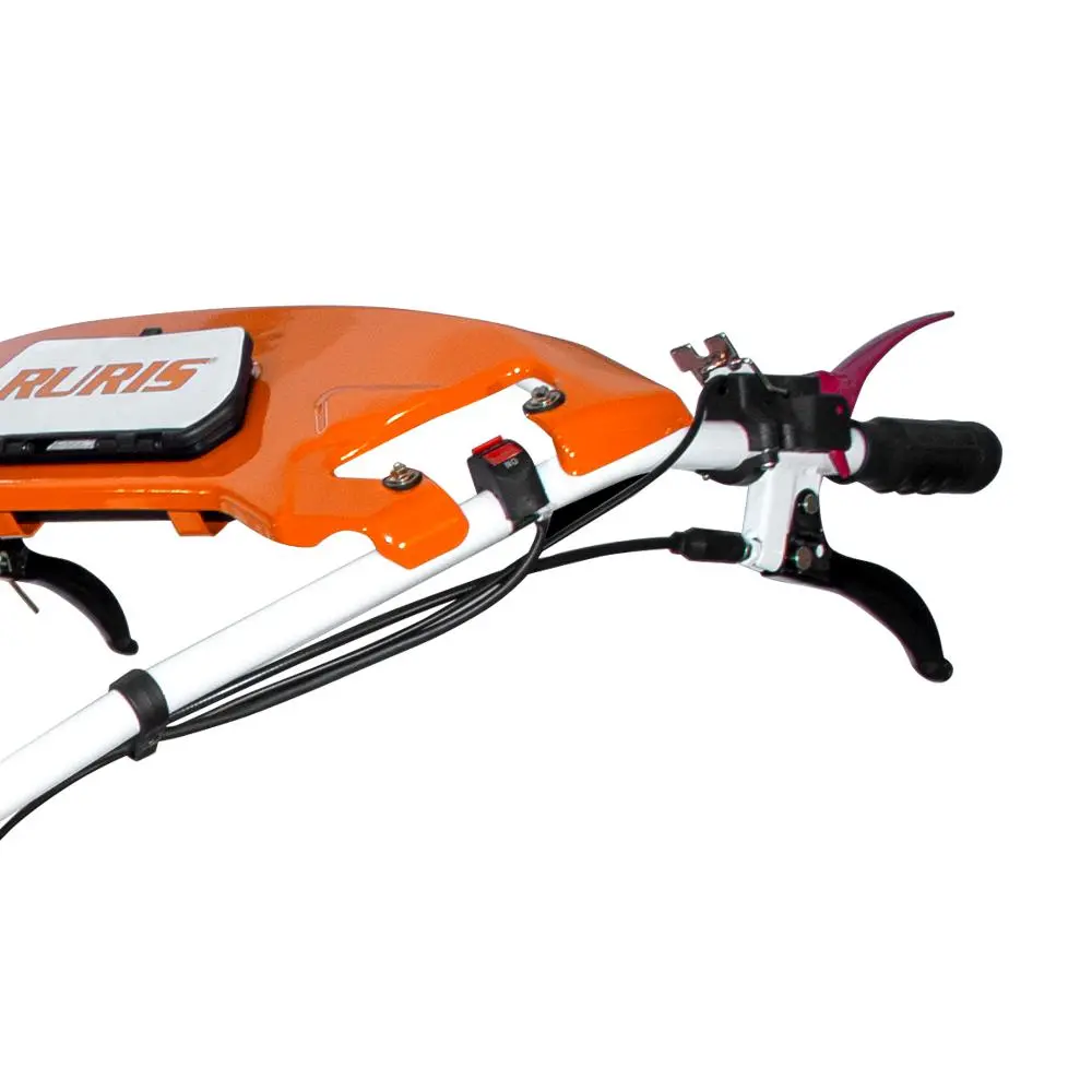 Motocultor Ruris 732ACC + roti cauciuc 5.00-8+rarita+plug+adaptor+dispozitiv scos cartofi+roti metalice 400 fara manicot+cultivator+set contragreutati 10kg