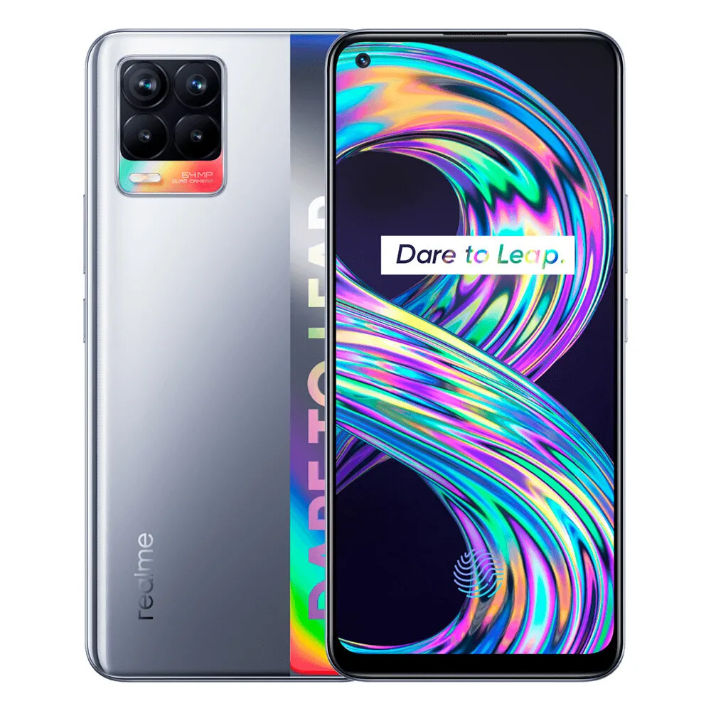 Smartphone Realme 8 , 128GB/6GB, Argintiu