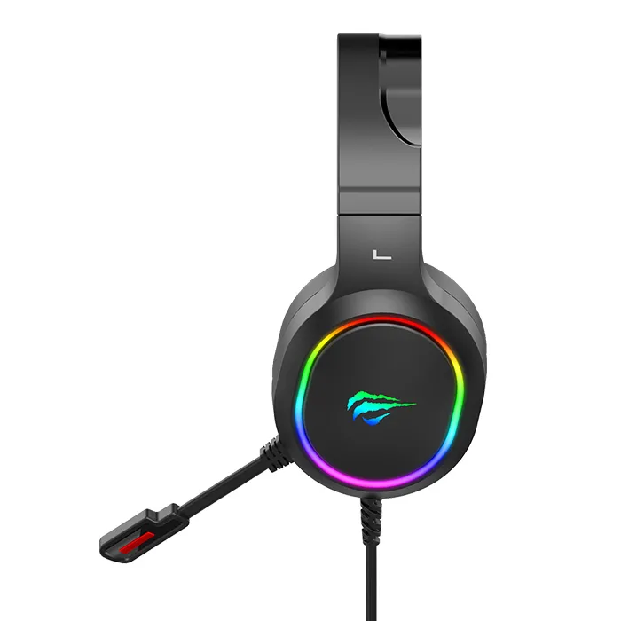 Căști gaming Havit H662d, Cu fir, Negru