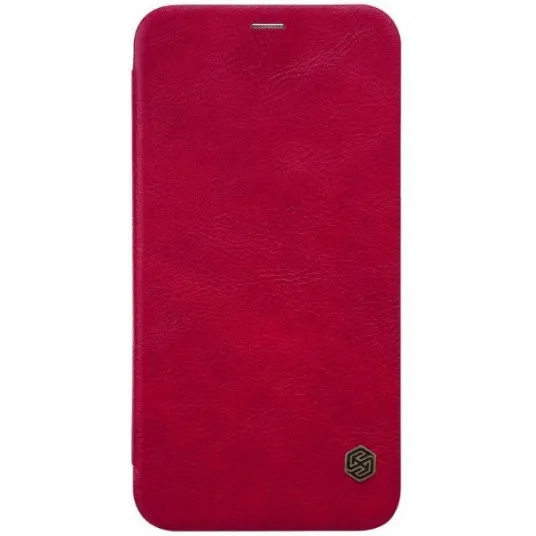 Husă tip carte Nillkin iPhone XS/X - Qin, Roșu