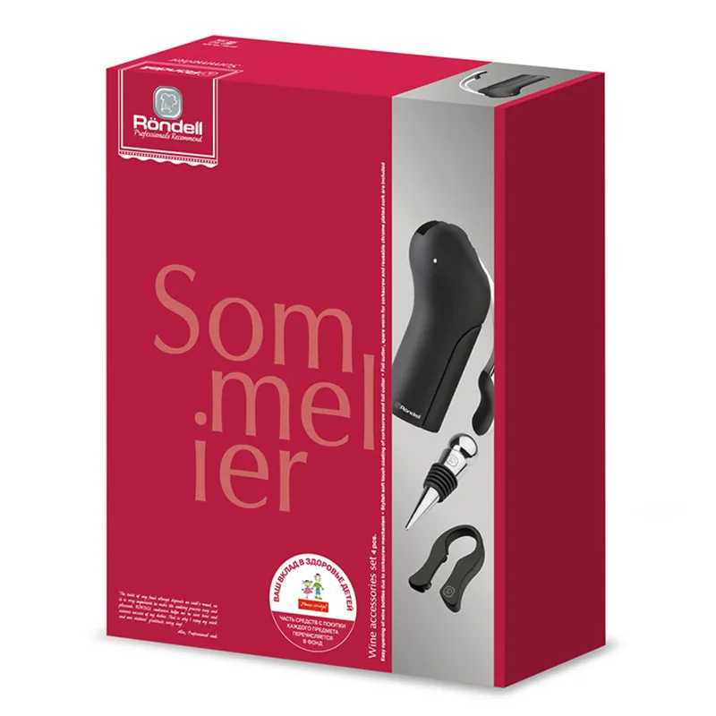 Винный набор Rondell RD-428, Чёрный