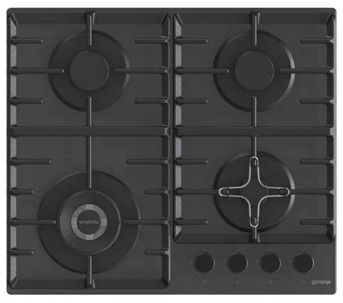 Plită pe gaz Gorenje GTW 642 SYB, Negru
