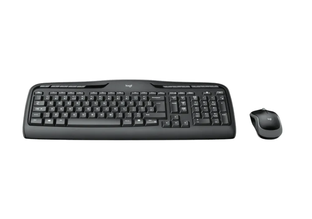 Клавиатура и мышь Logitech MK330, Беспроводное, Чёрный