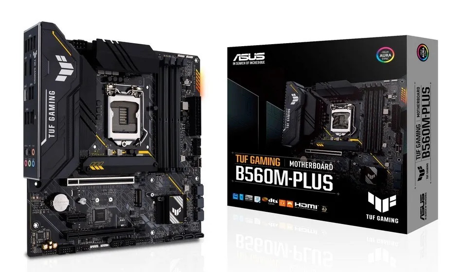 Материнская плата ASUS TUF GAMING B560M-PLUS, LGA1200, Intel B560, Micro-ATX
