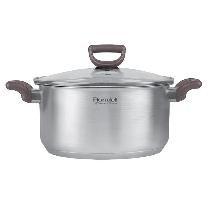 Кастрюля Rondell RDS-1322, 2,8л, 20см, Нержавеющая сталь