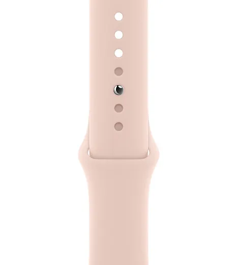 Ceas inteligent Apple Watch SE MYDR2, 44mm, Carcasă din aluminiu cu bandă sport de culoare Pink Sand