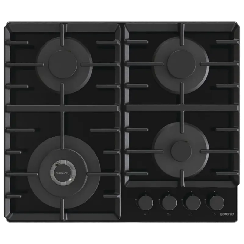 Plită pe gaz Gorenje GTW 642 SYB, Negru
