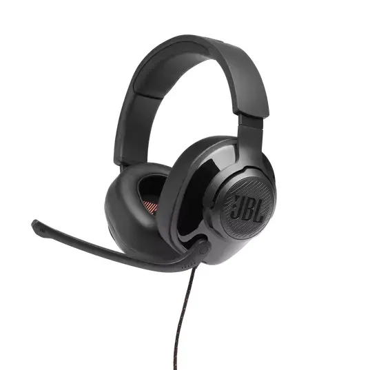Căști gaming JBL Quantum 300, Cu fir, Negru